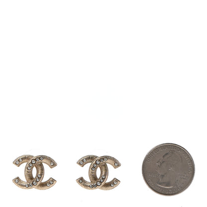 Chanel Pearl CC Earrings Gold 3 of 8