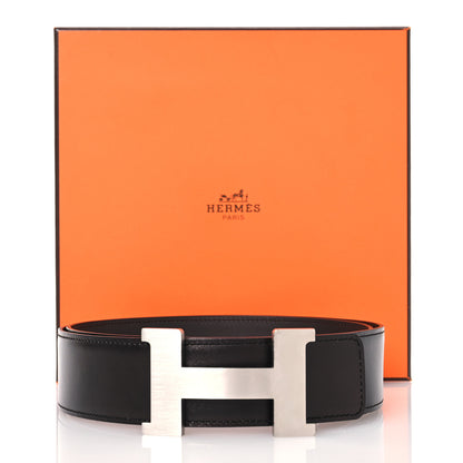 Hermes Box Chamonix 42mm Constance Belt 90 36 Black Chocolate 9 of 9