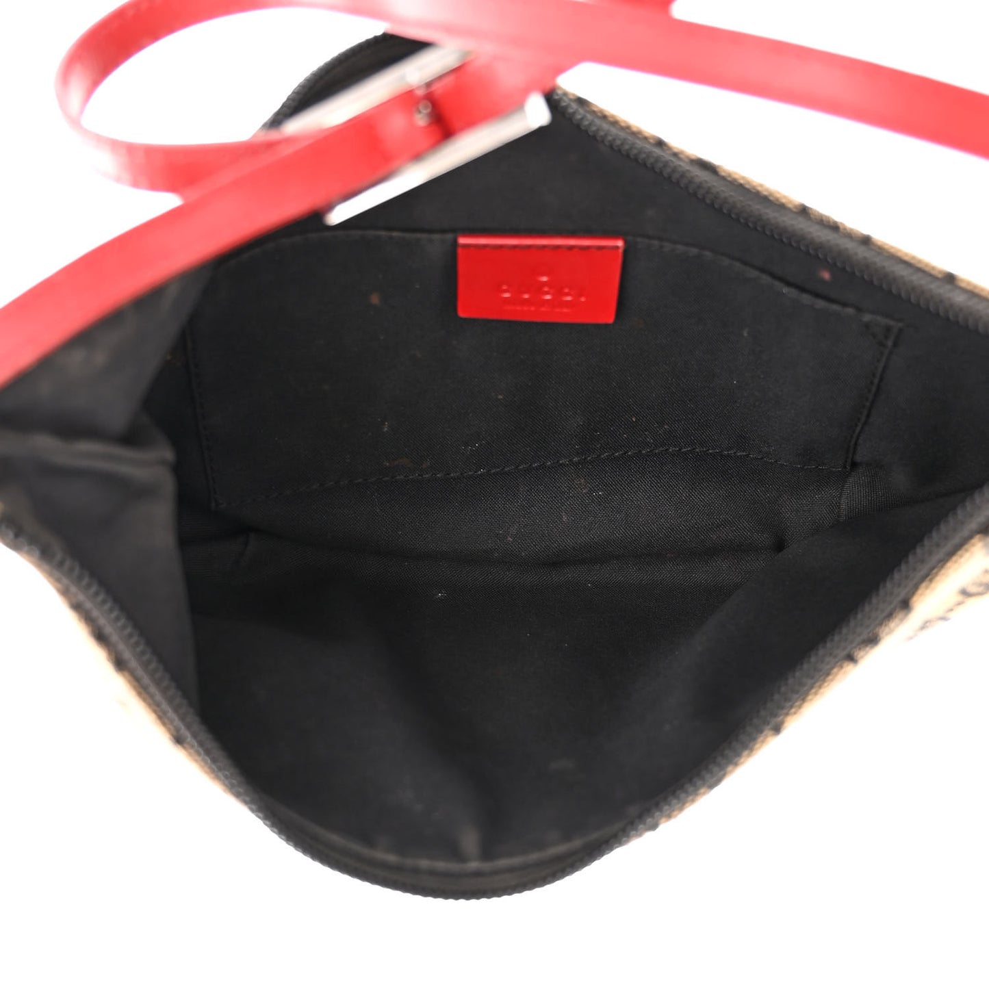 Monogram Pochette Black Red