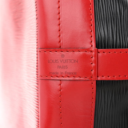 Louis Vuitton Epi Bi-Color Noe Castillan Red Black 6 of 11