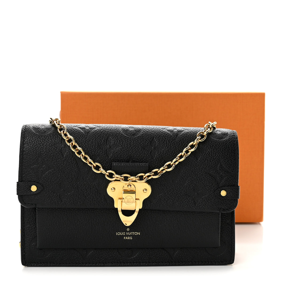 Louis Vuitton Empreinte Vavin Chain Wallet Black 12 of 12