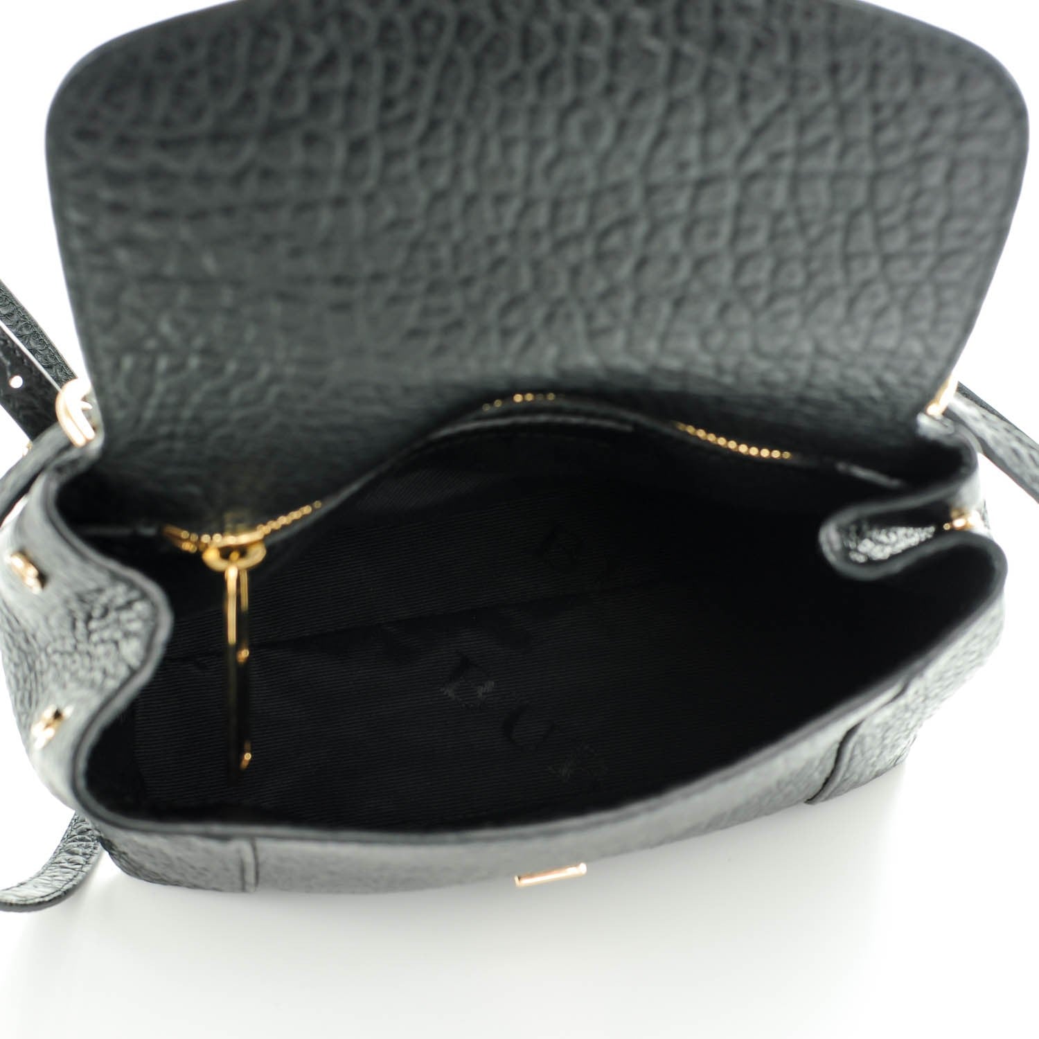Burberry Heritage Grain Small Belmont Backpack Black 4 of 8