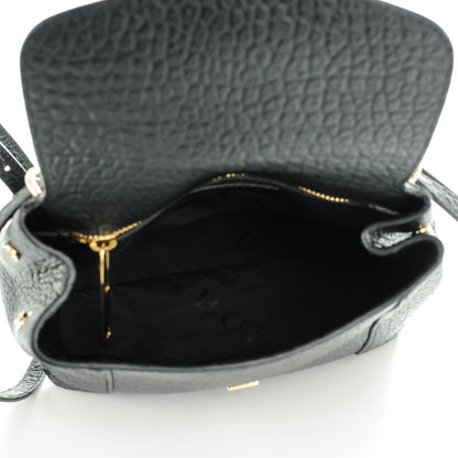 Burberry Heritage Grain Small Belmont Backpack Black 4 of 8