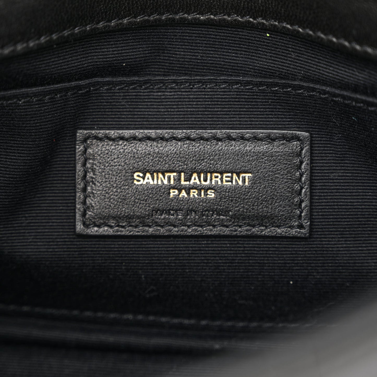 Lambskin Patchwork Monogram Small Jamie Black