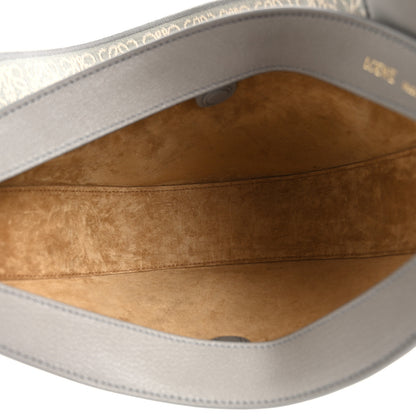 Loewe Satin Calfskin Jacquard Small Luna Bag Pearl Grey 5 of 11