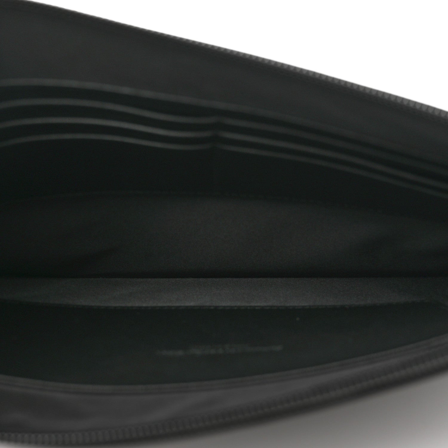 Alexander McQueen Calfskin Graffiti Zip Pouch Black 5 of 6