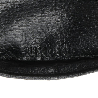 Gucci Monogram Metal Bar French Flap Wallet Black 7 of 7