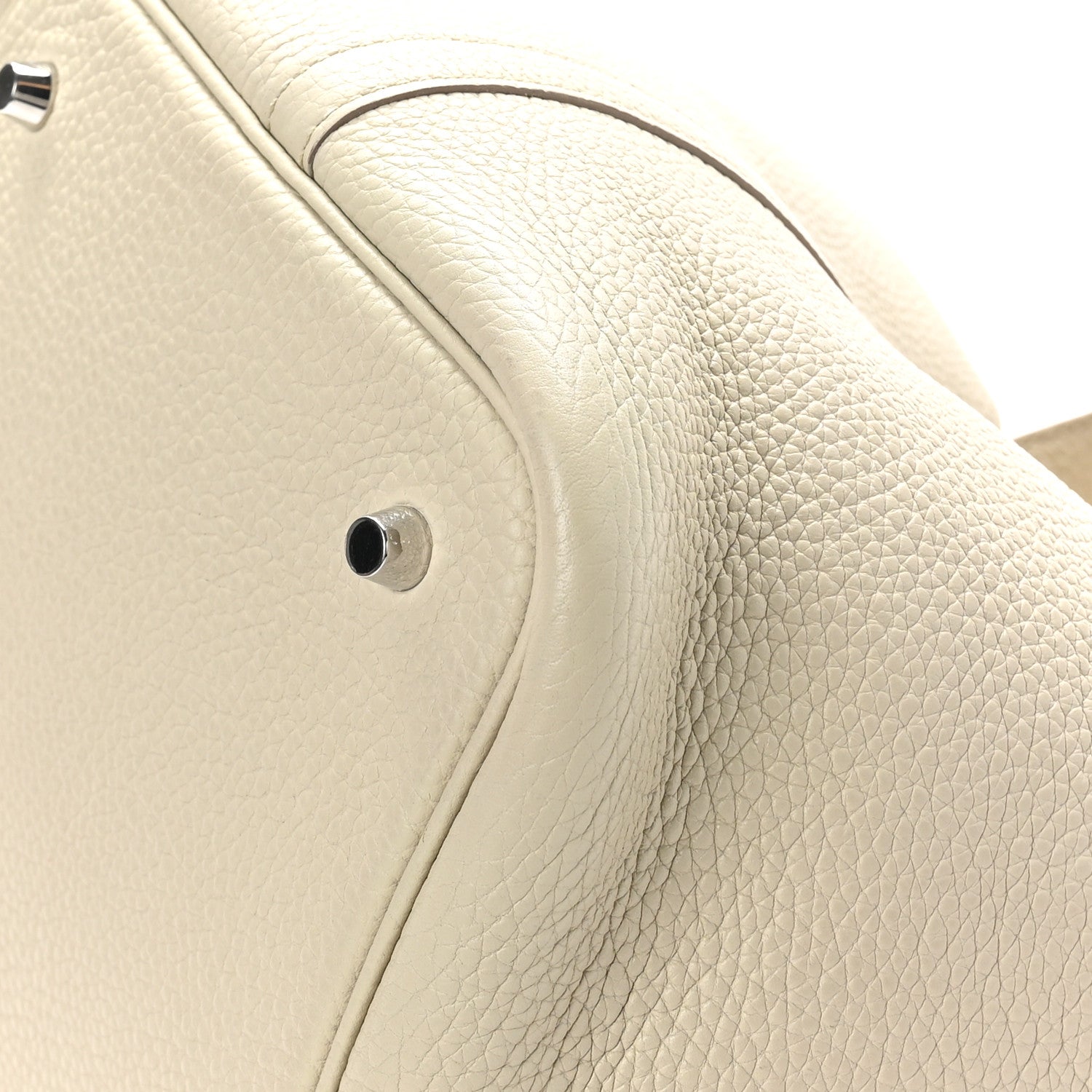 Hermes Taurillon Clemence Picotin Lock 22 MM Beton 12 of 12