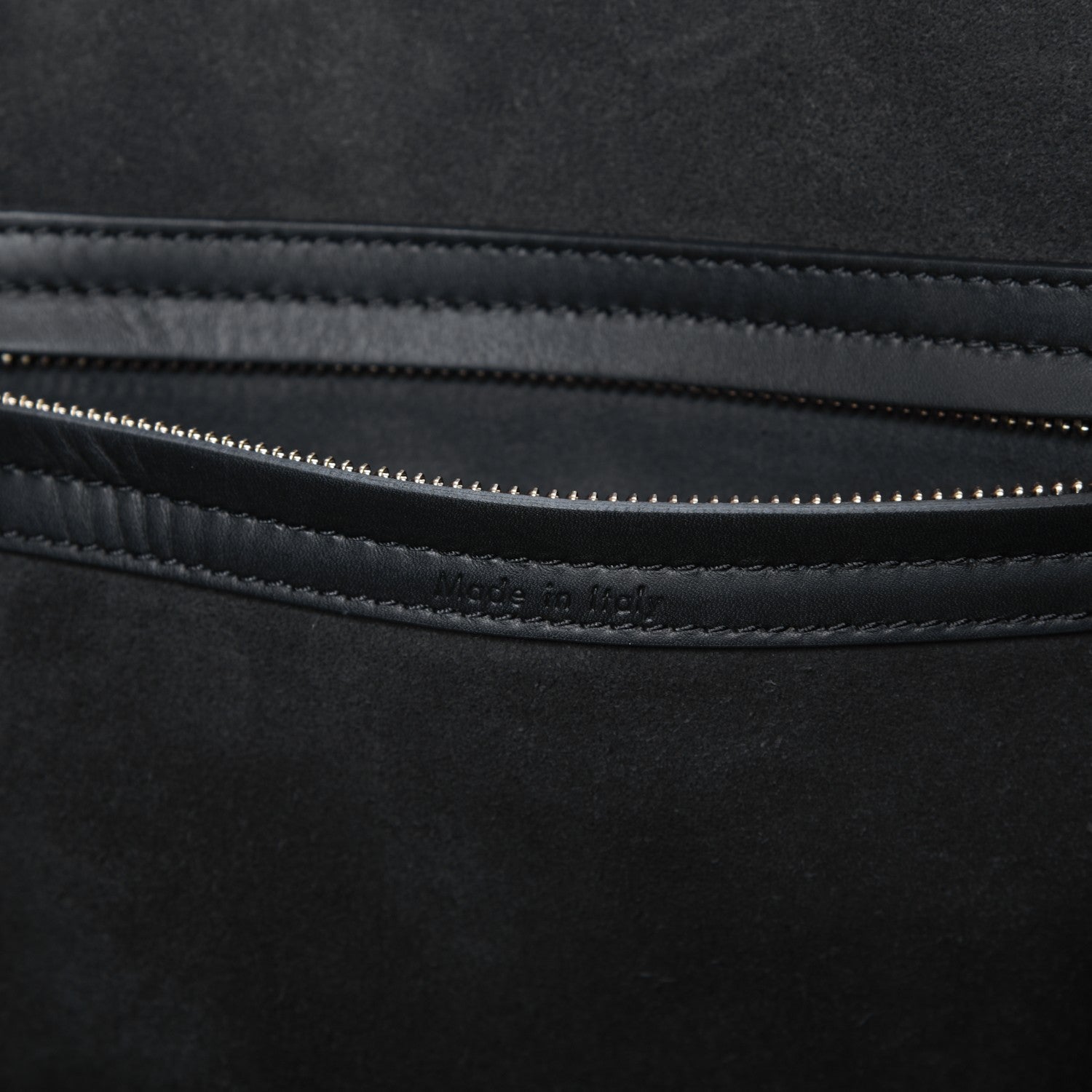 Celine Natural Calfskin Medium Phantom Luggage Navy Blue 7 of 8