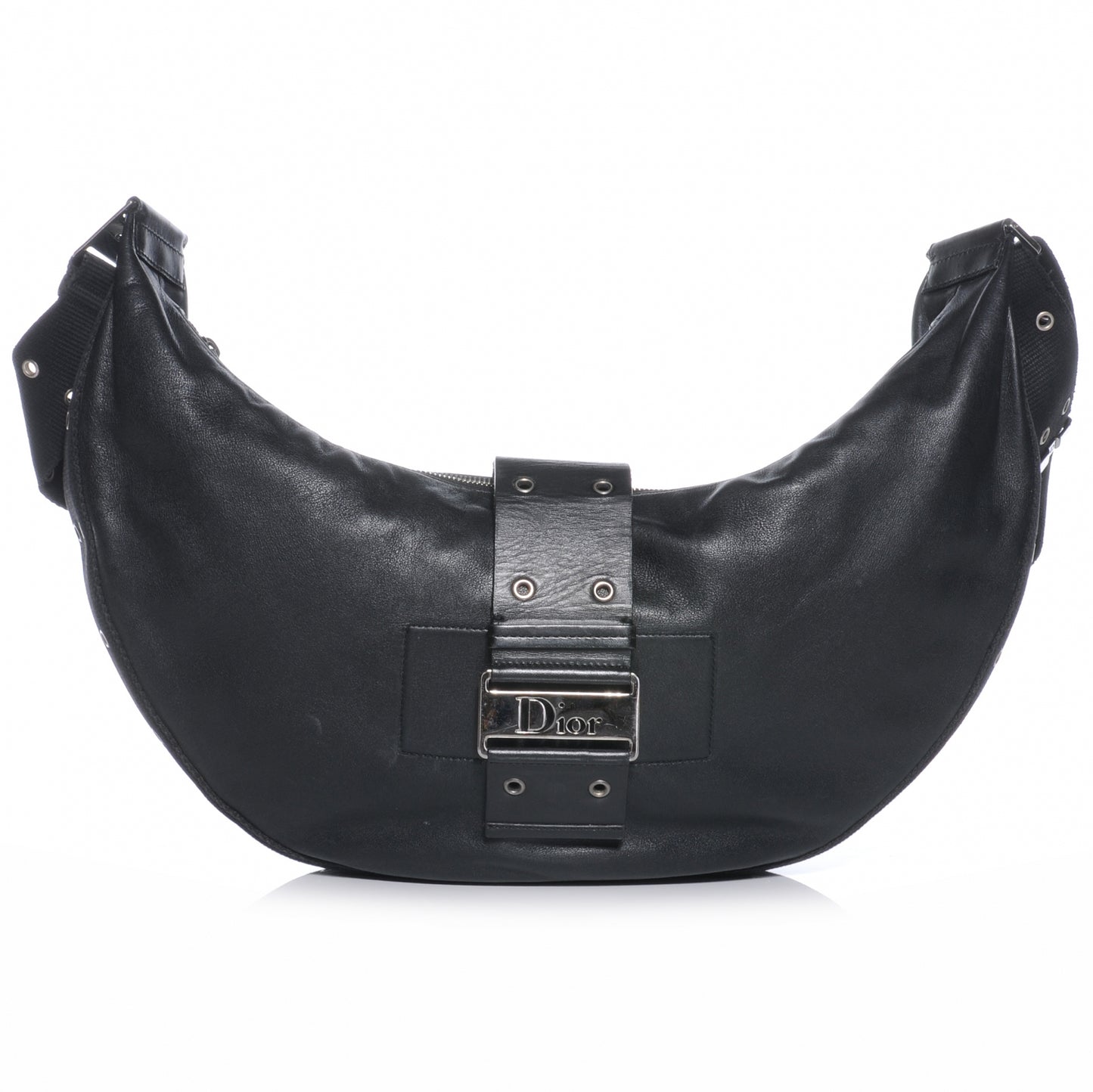 Leather Street Chic Hobo Black