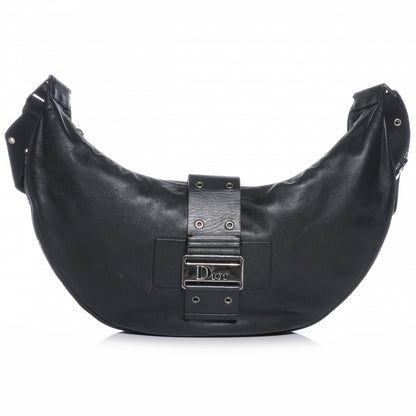 Christian Dior Leather Street Chic Hobo Black 1 of 7