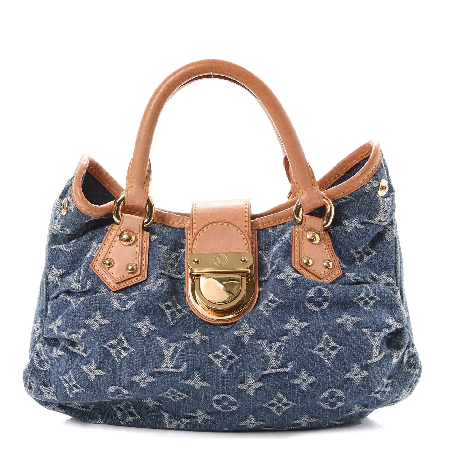 Monogram Denim Pleaty Blue
