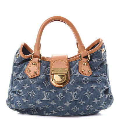 Louis Vuitton Monogram Denim Pleaty Blue 1 of 8