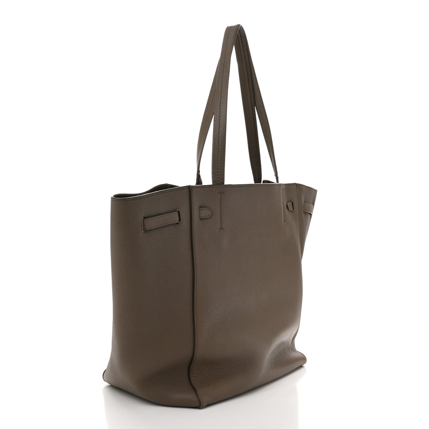 Celine Soft Grained Calfskin Small Belt Cabas Phantom Taupe 3 of 10