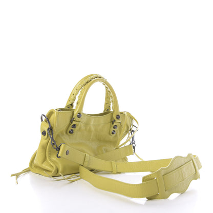 Balenciaga Agneau Classic Hardware Mini City Jaune Poussin 3 of 15