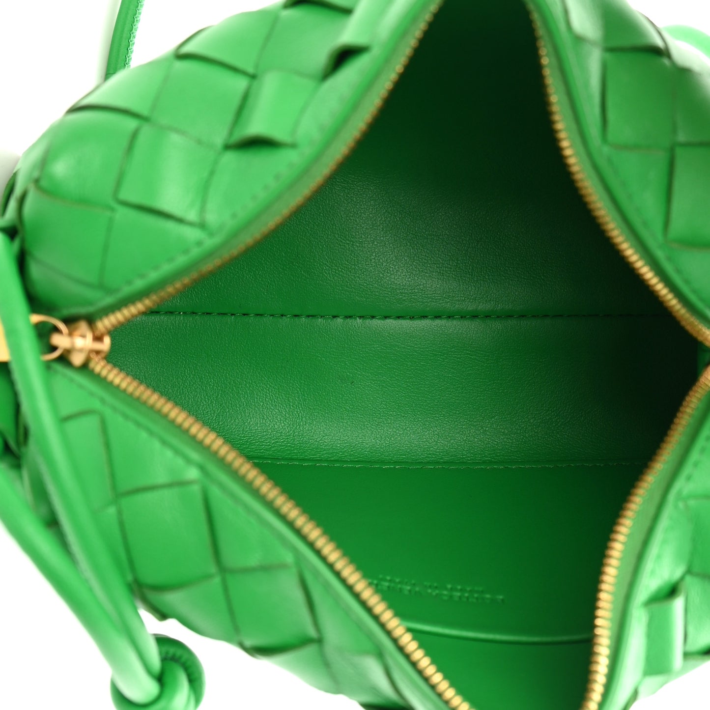 Nappa Intrecciato Mini Loop Camera Bag Parakeet