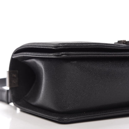 Chanel Caviar Quilted Medium Boy Flap Black 7 of 12