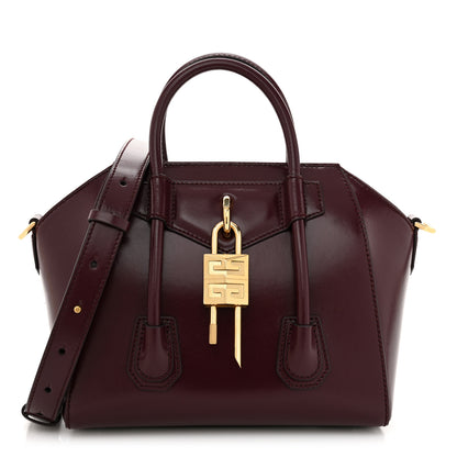 Givenchy Box Calfskin Mini Lock Antigona Oxblood Red 1 of 10
