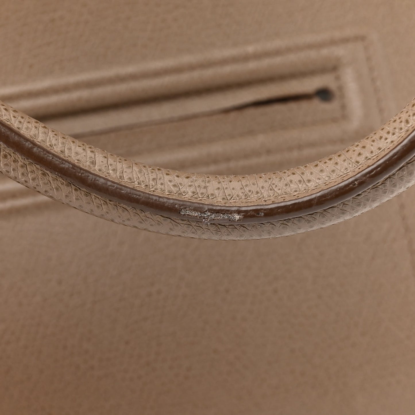 Grained Calfskin Medium Phantom Luggage Taupe