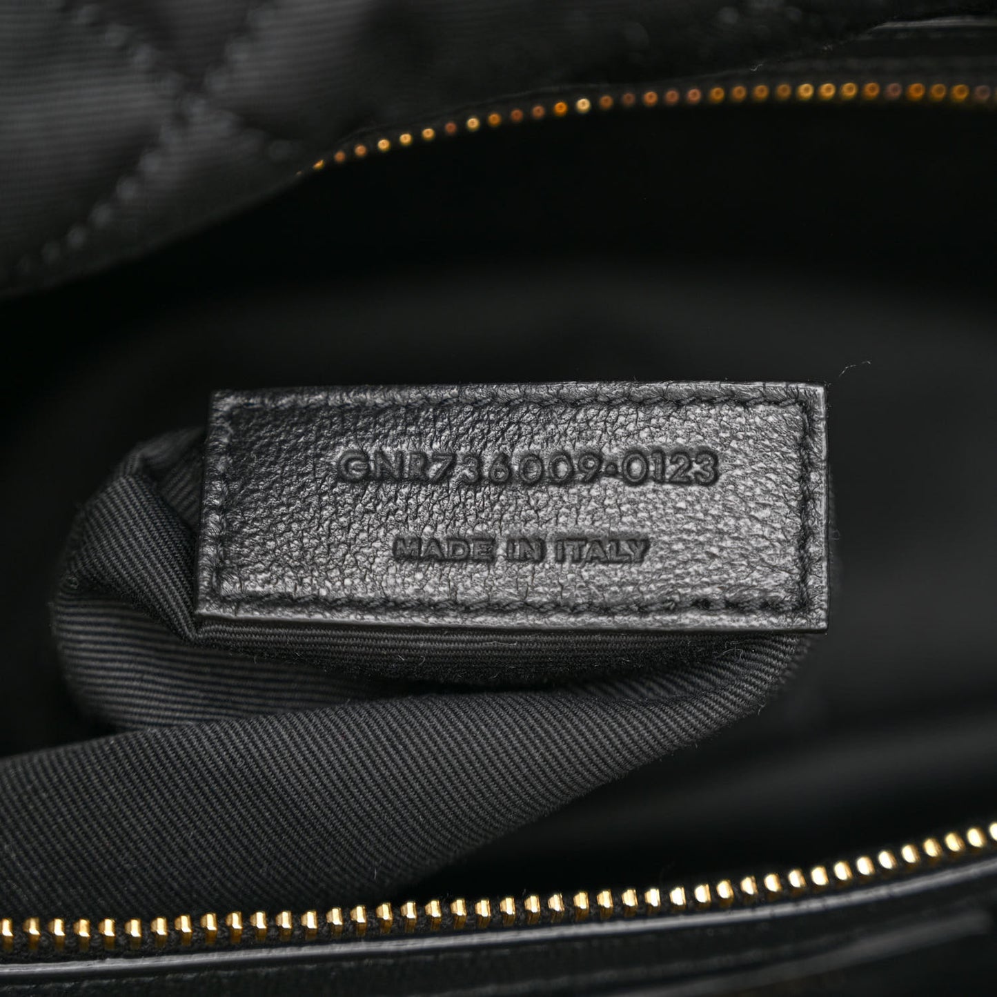 Calfskin Quilted ES Giant Travel Bag Black
