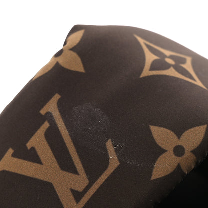 Louis Vuitton Nylon Monogram LV Pool Pillow Flat Comfort Mule 37 Cacao Brown 37 Cacao Brown 11 of 14