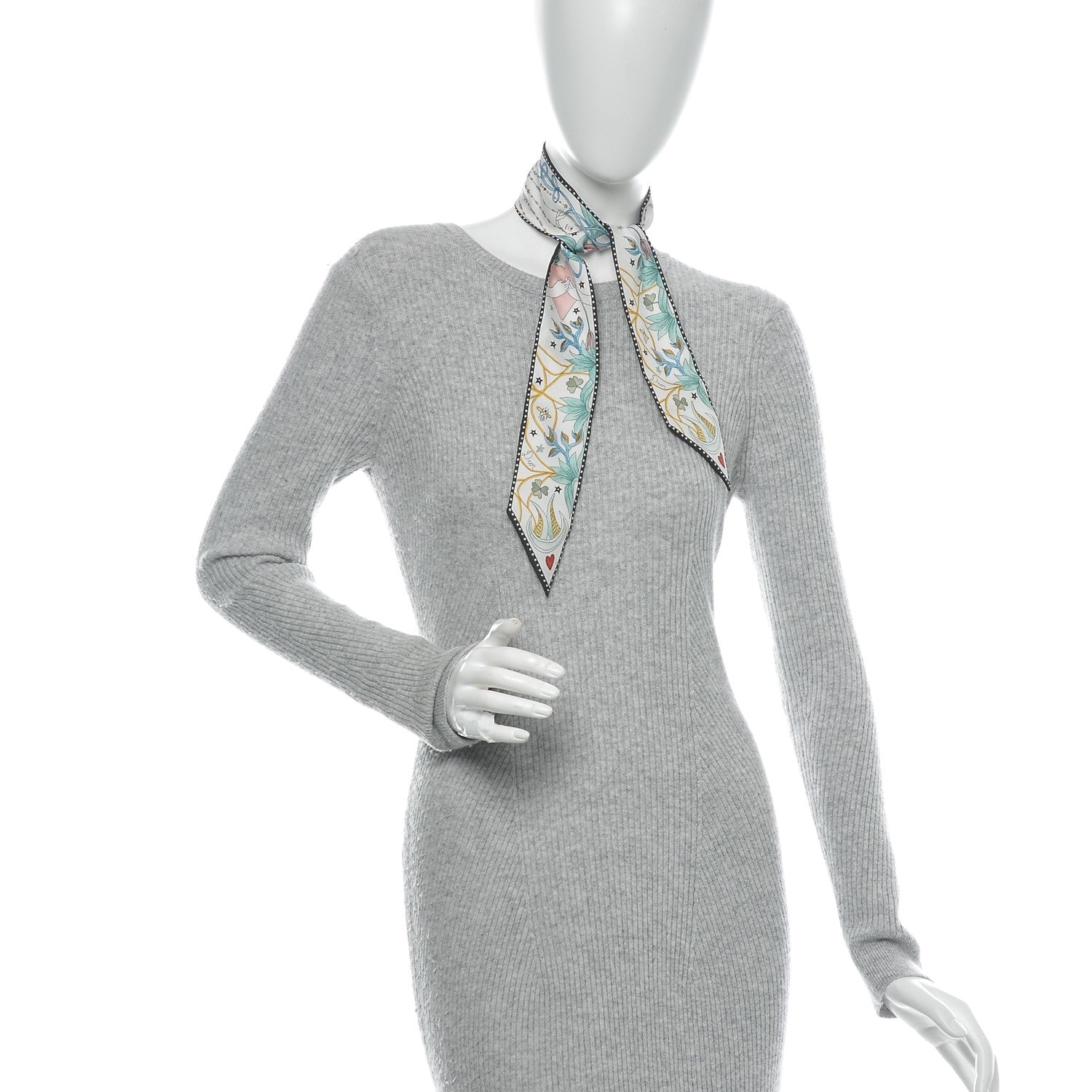Christian Dior Silk L'Amoureux Mitzah Scarf 2 of 5