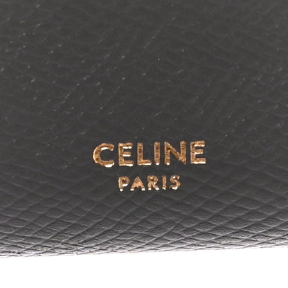 Celine Grained Calfskin Medium Multifunction Strap Wallet Grey Vintage Pink 6 of 11