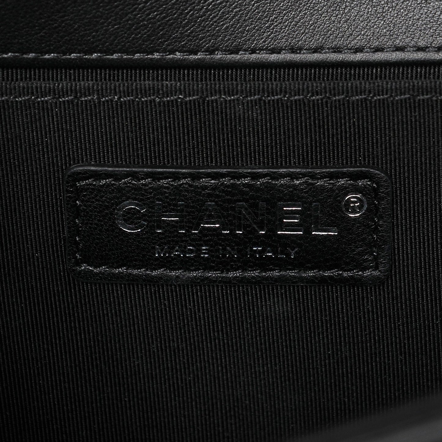 Calfskin Quilted Medium Boy Flap Black