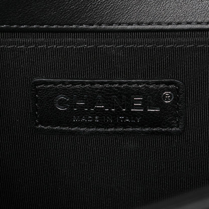 Chanel Calfskin Quilted Medium Boy Flap Black 6 of 8
