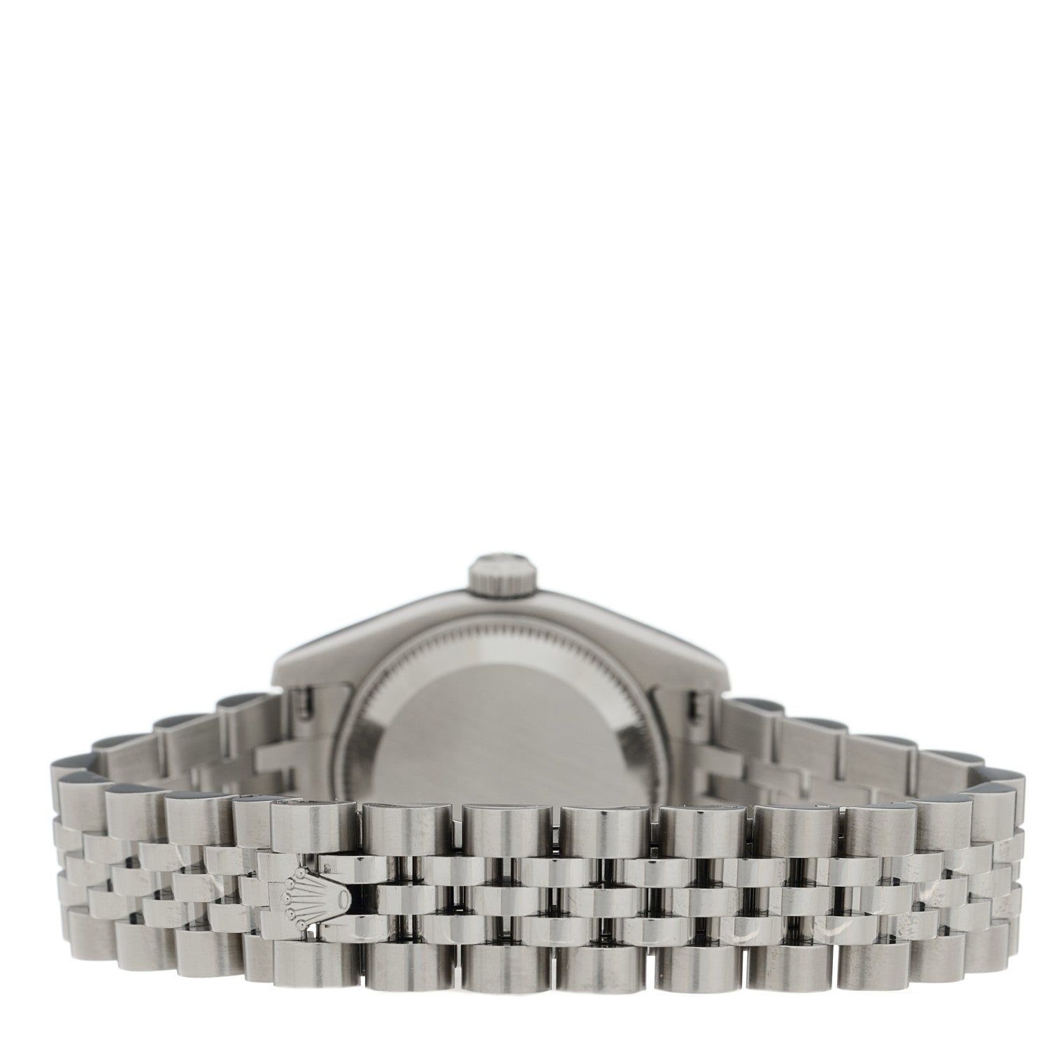 Rolex Stainless Steel 18K White Gold 26mm Oyster Perpetual Datejust Watch Blue Roman 179174 3 of 5