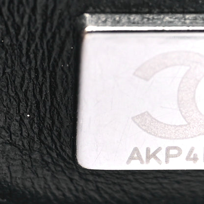 Chanel Lambskin Quilted CC Drawstring Bucket Bag Black 7 of 11