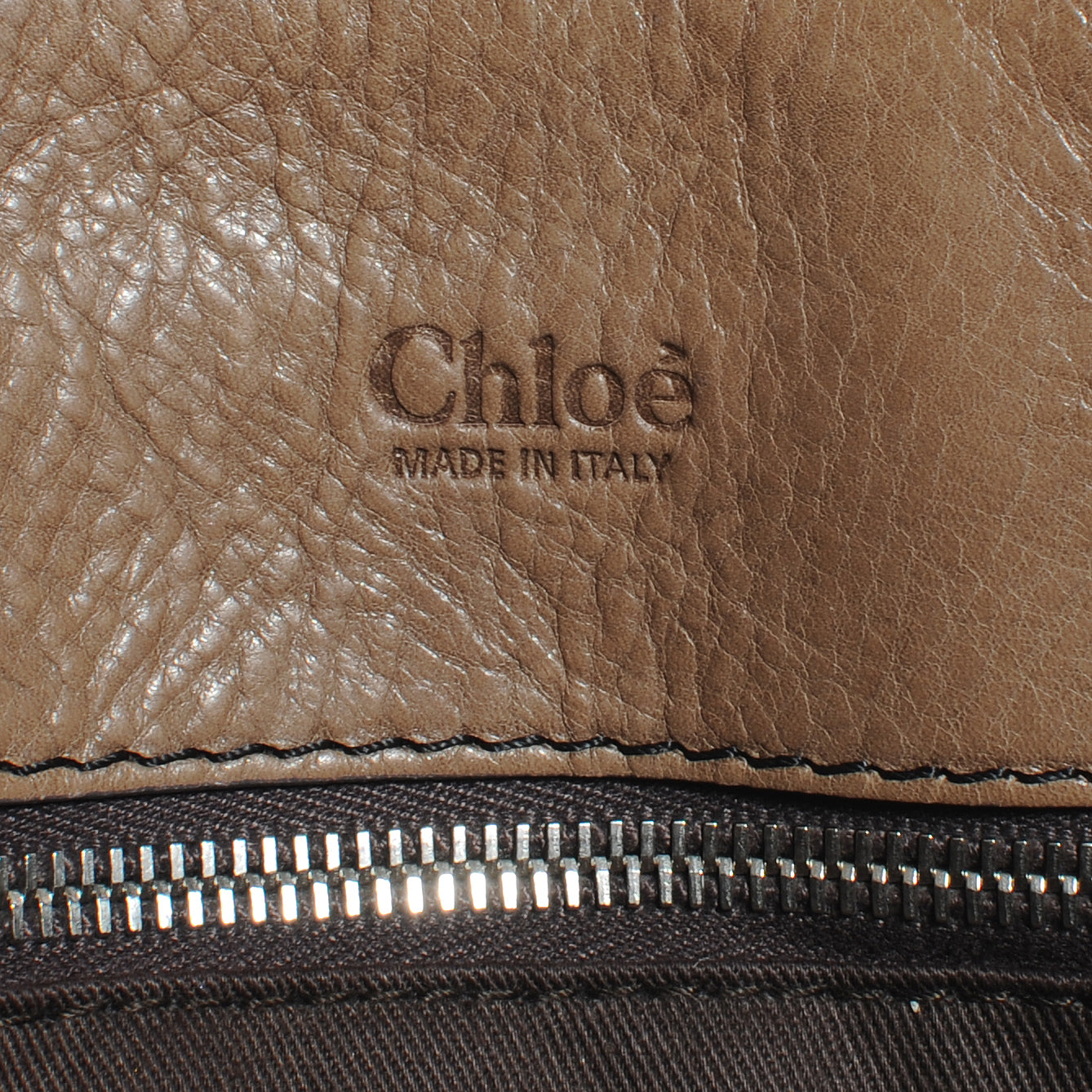 Chloe Leather Edith Satchel Muscade 7 of 8