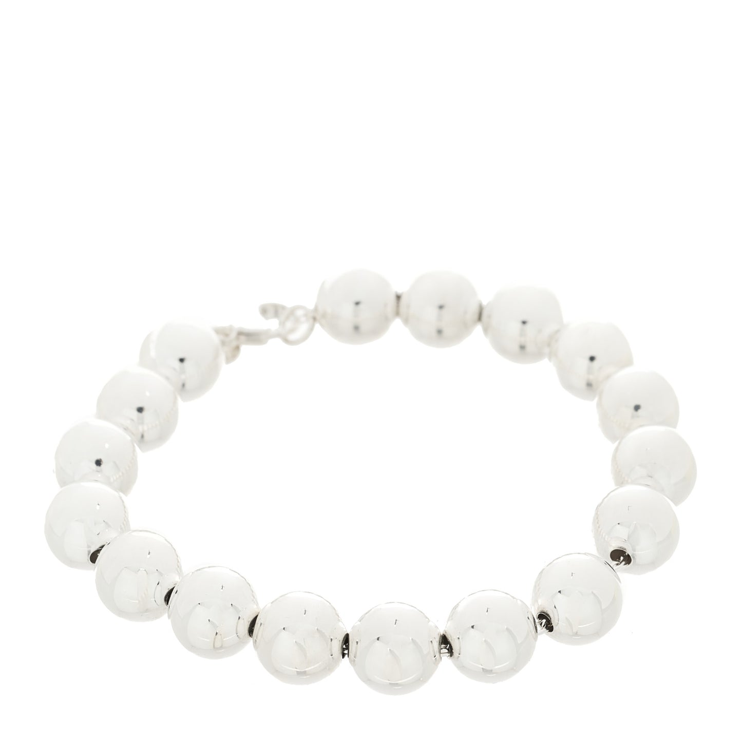 Sterling Silver 10mm Hardwear Ball Bracelet