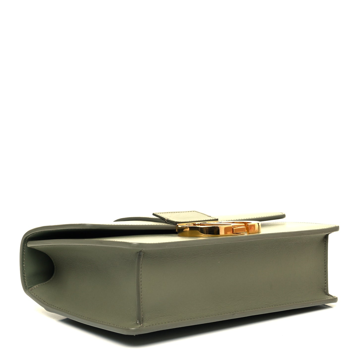 Smooth Calfskin 30 Montaigne Flap Bag Mint Green