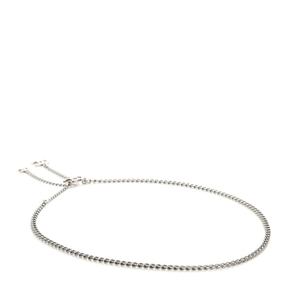 Chanel Enamel CC Chain Logo Belt Silver White 2 of 3
