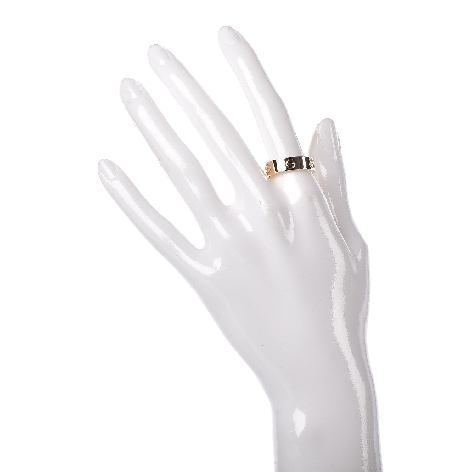 Cartier 18K Yellow Gold 5.5mm LOVE Ring 58 8.5 2 of 5