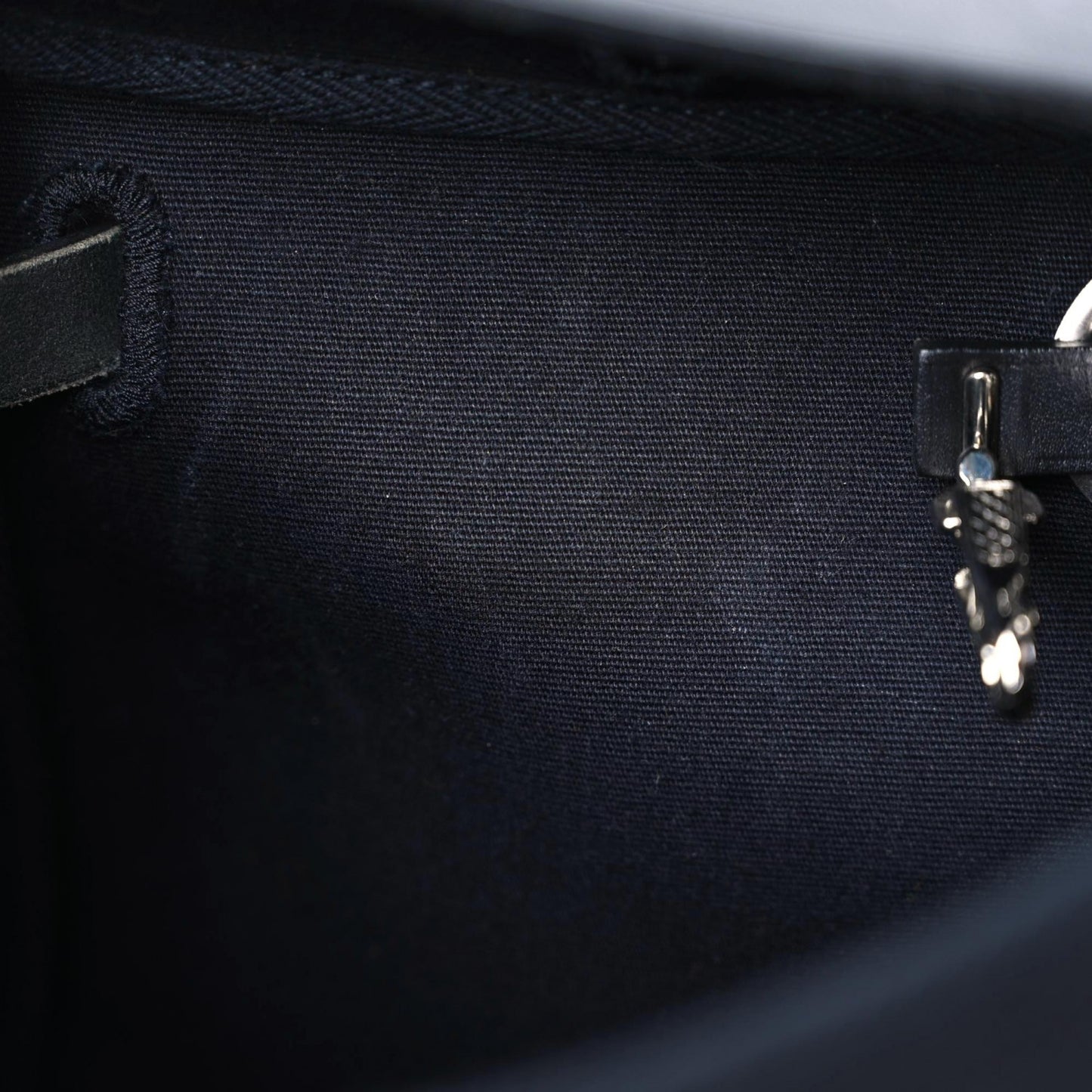 Toile Vache Calfskin Herbag 30 PM Backpack Black