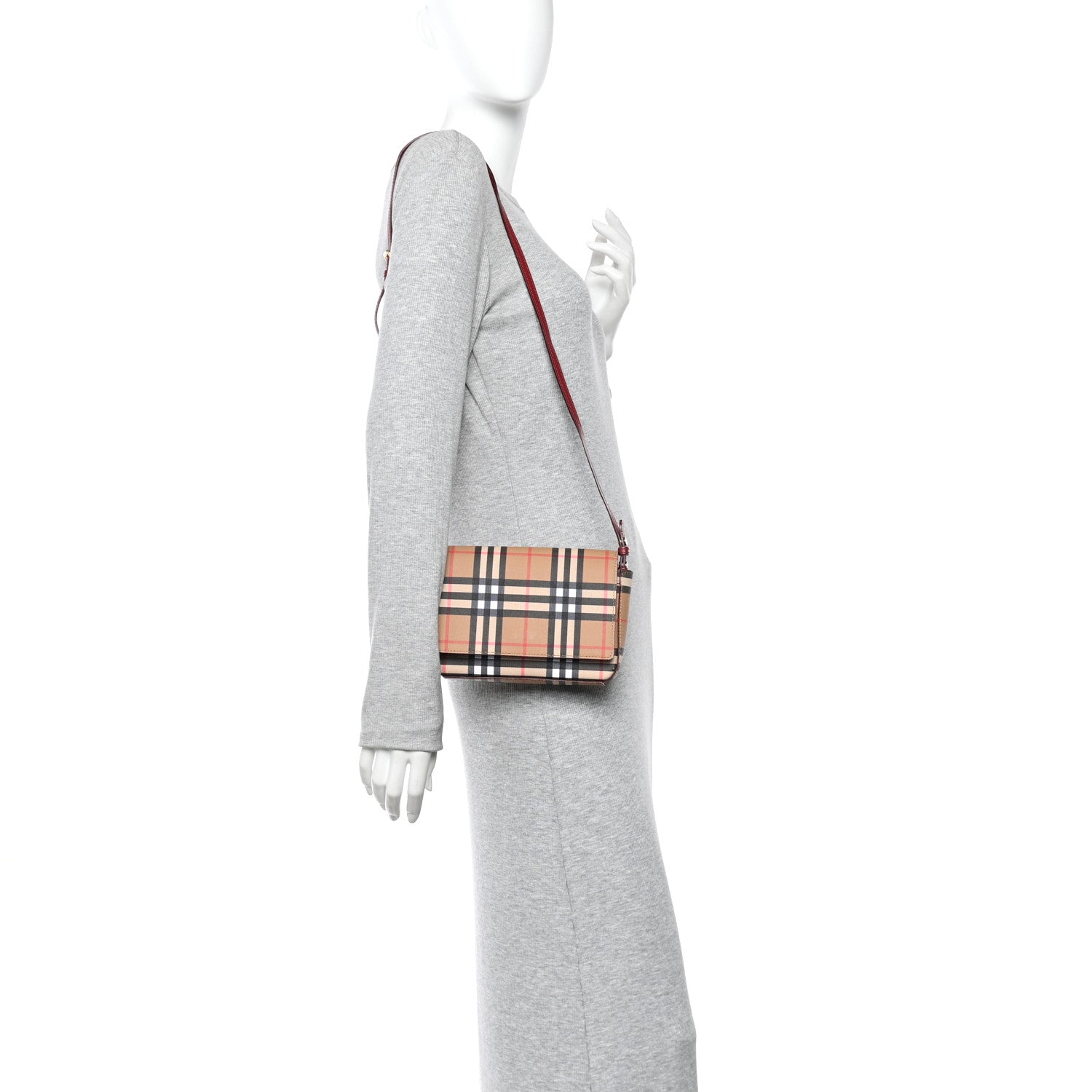 Burberry House Check Tartan Mix Hampshire Crossbody 1881464