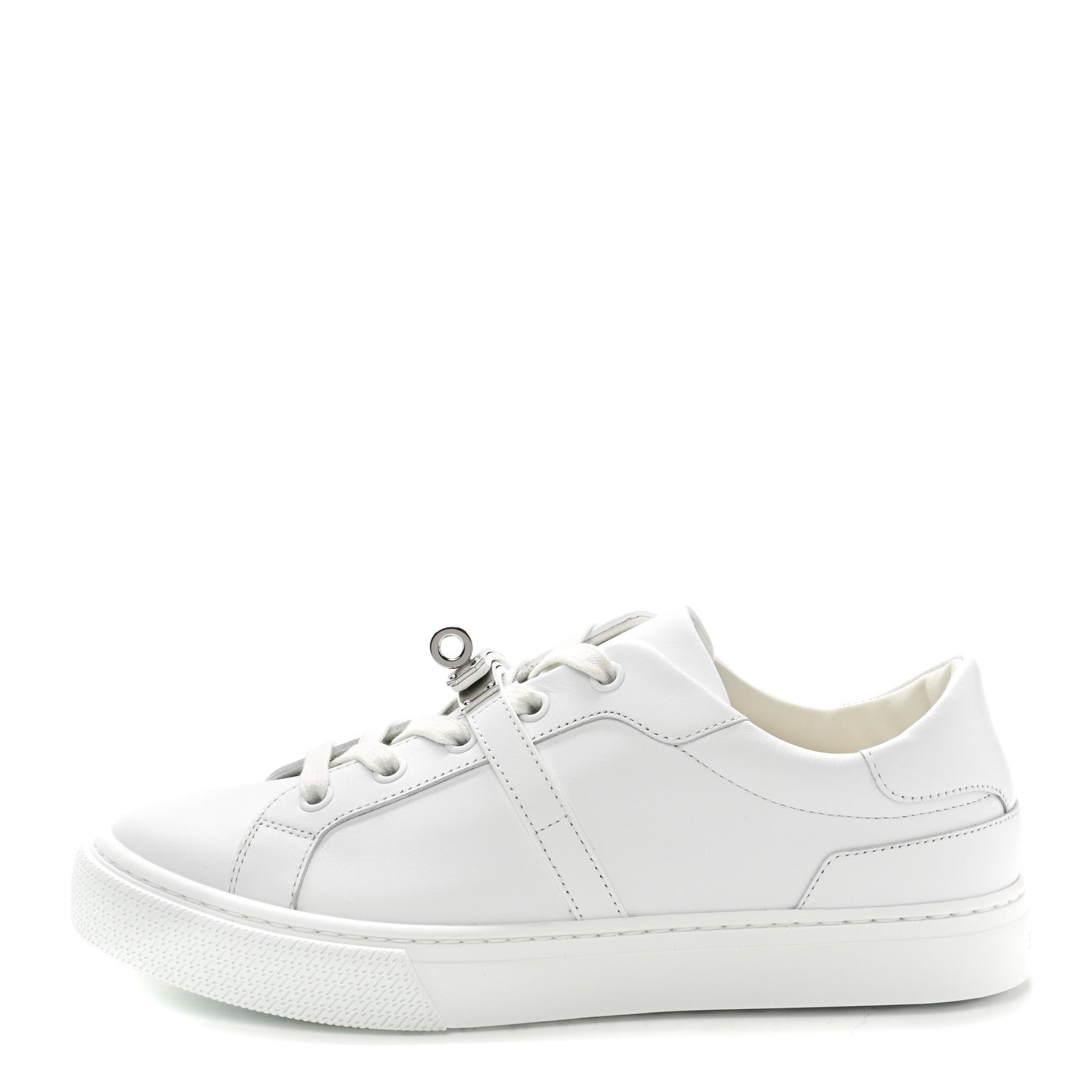 Hermes Calfskin Day Sneakers 37.5 White 1 of 7