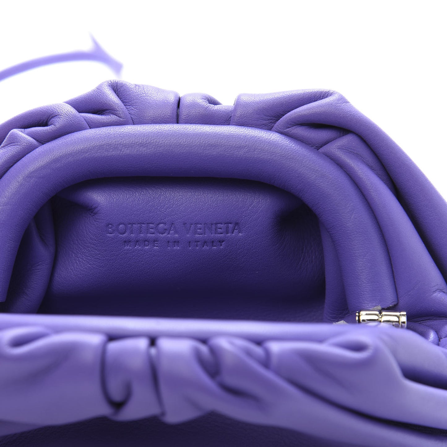 Butter Calfskin Coin Purse Purple