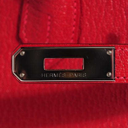 Hermes Chevre de Coromandel Birkin 35 Rouge Vif 17 of 25