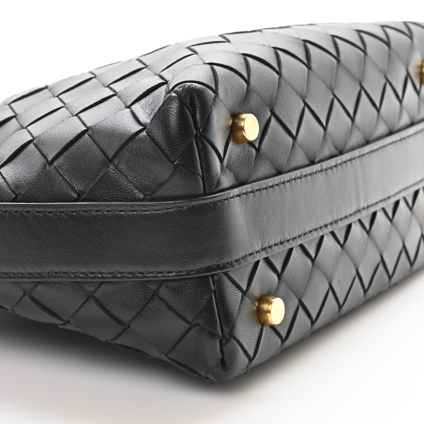 Calfskin Nappa Intrecciato Mini Wallace Black