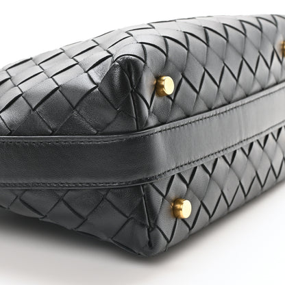 Bottega Veneta Calfskin Nappa Intrecciato Mini Wallace Black 8 of 9