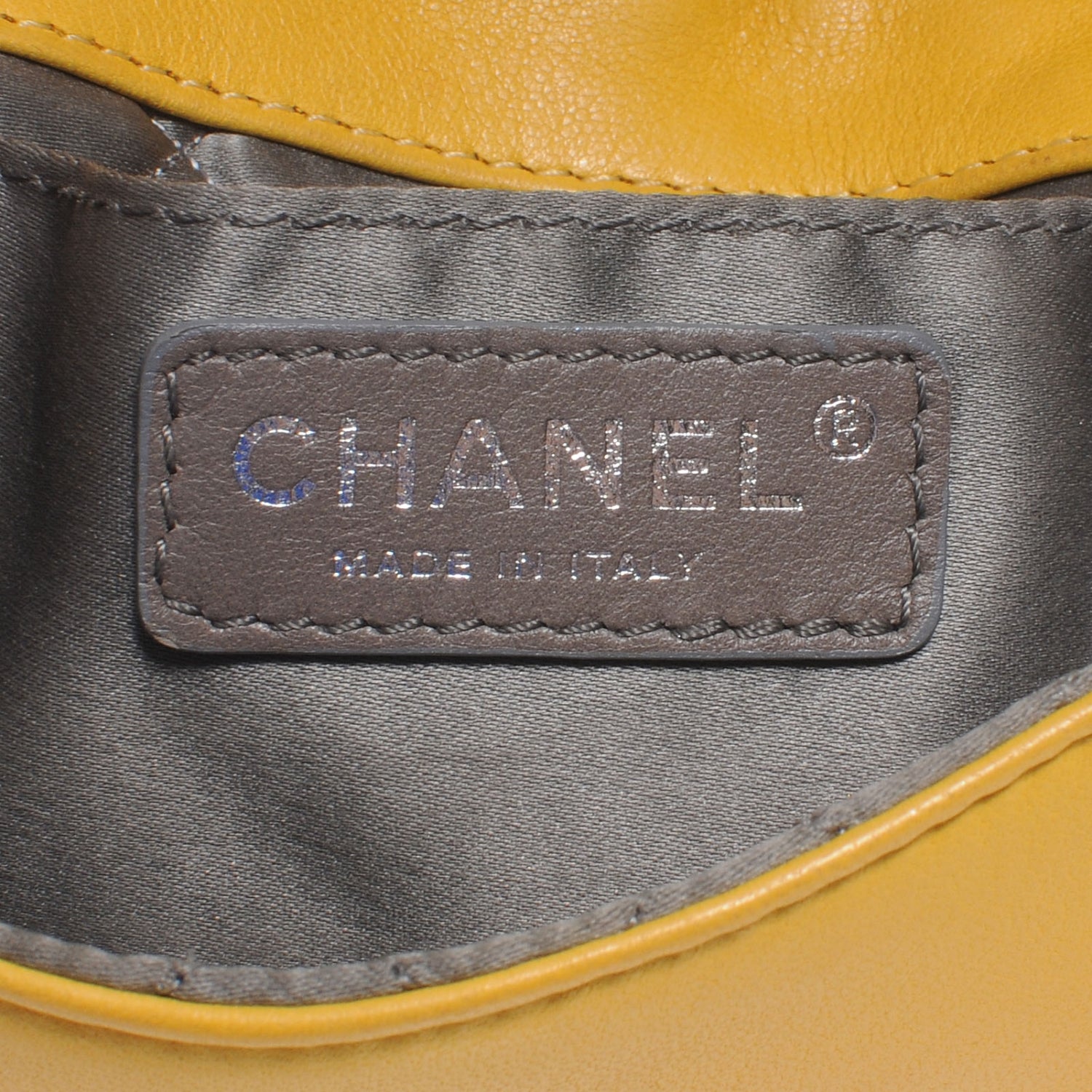 Chanel Lambskin Mini Madison Flap Yellow 6 of 7