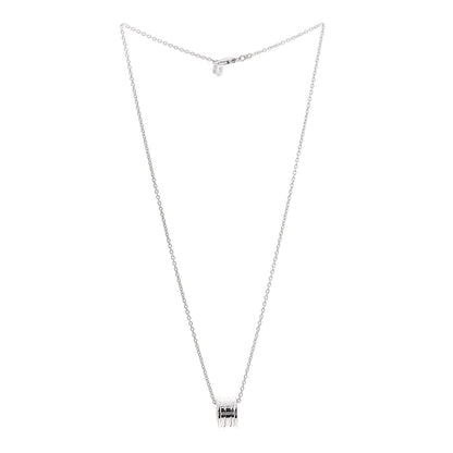Bulgari 18K White Gold B.Zero1 Pendant Necklace 3 of 10