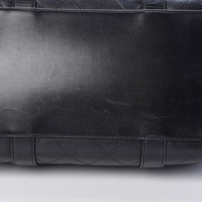 Chanel Calfskin Stitched CC Boston Black 11 of 11