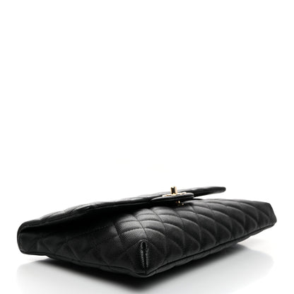 Chanel Caviar Quilted Flap Clutch Black 4 of 8