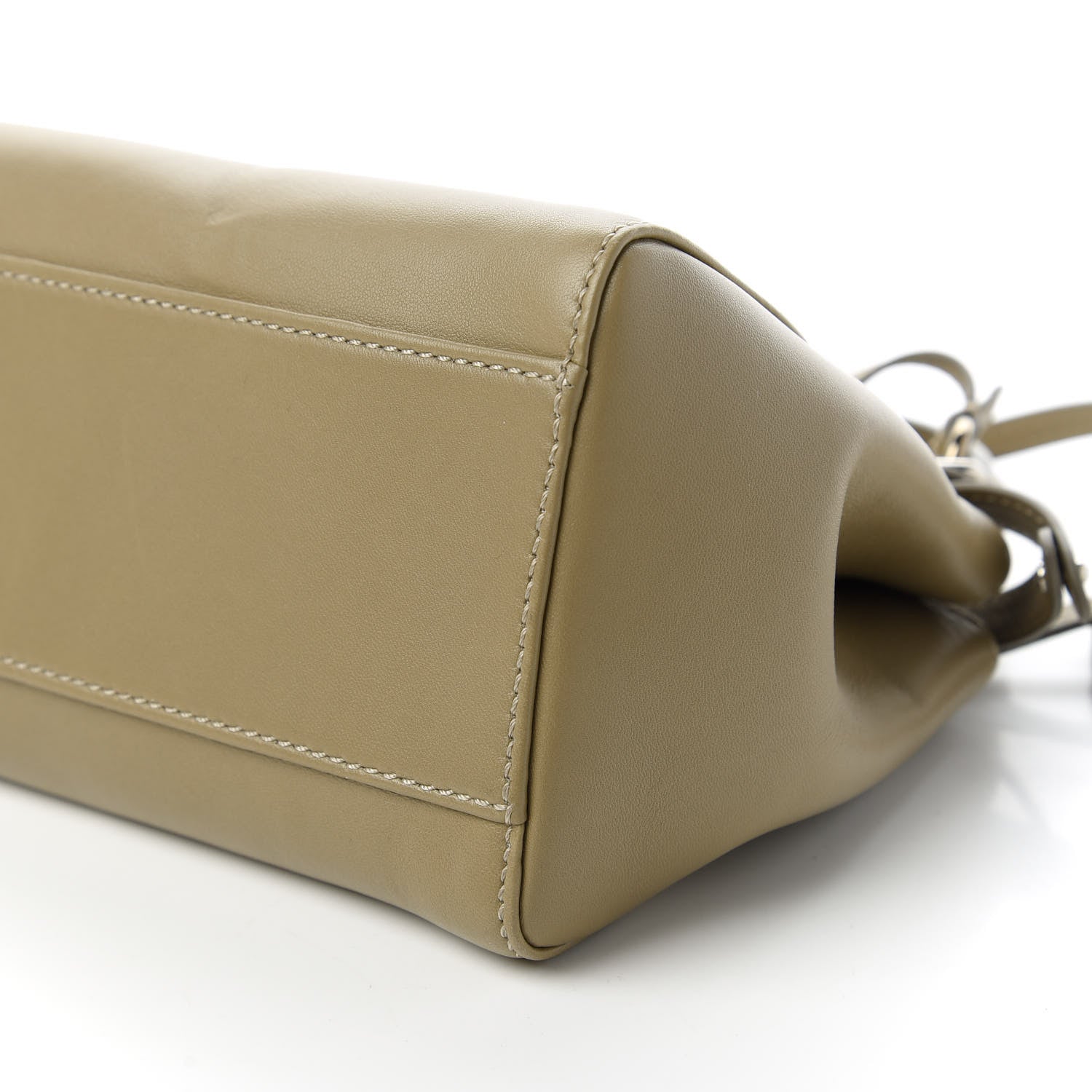 Fendi Nappa Mini Peekaboo Iconic Satchel Tortora 7 of 10