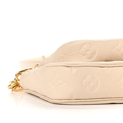 Louis Vuitton Empreinte Monogram Giant Multi Pochette Accessories Cream 8 of 10