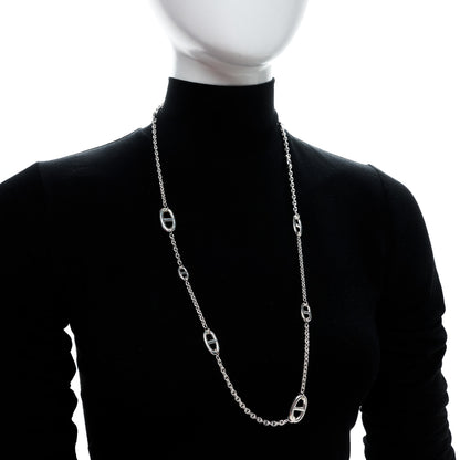 Hermes Sterling Silver Farandole Necklace 80 2 of 5